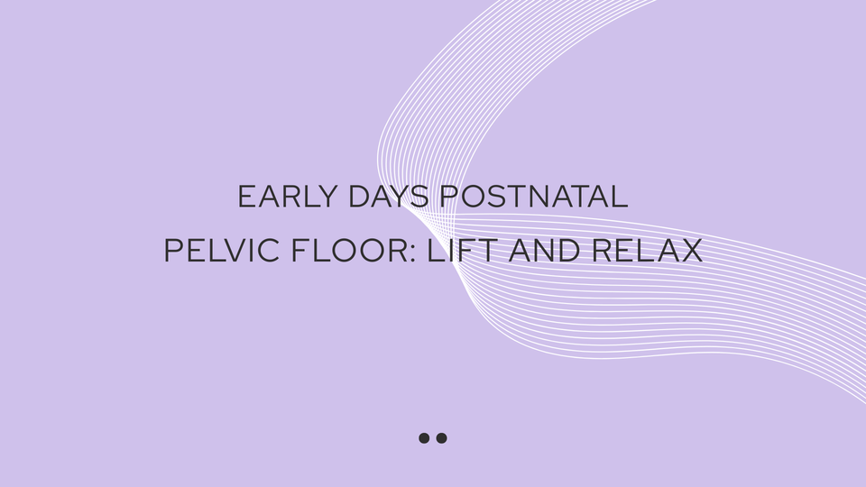 Pelvic Floor: Lift and Relax
